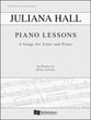 Piano Lessons Vocal Solo & Collections sheet music cover